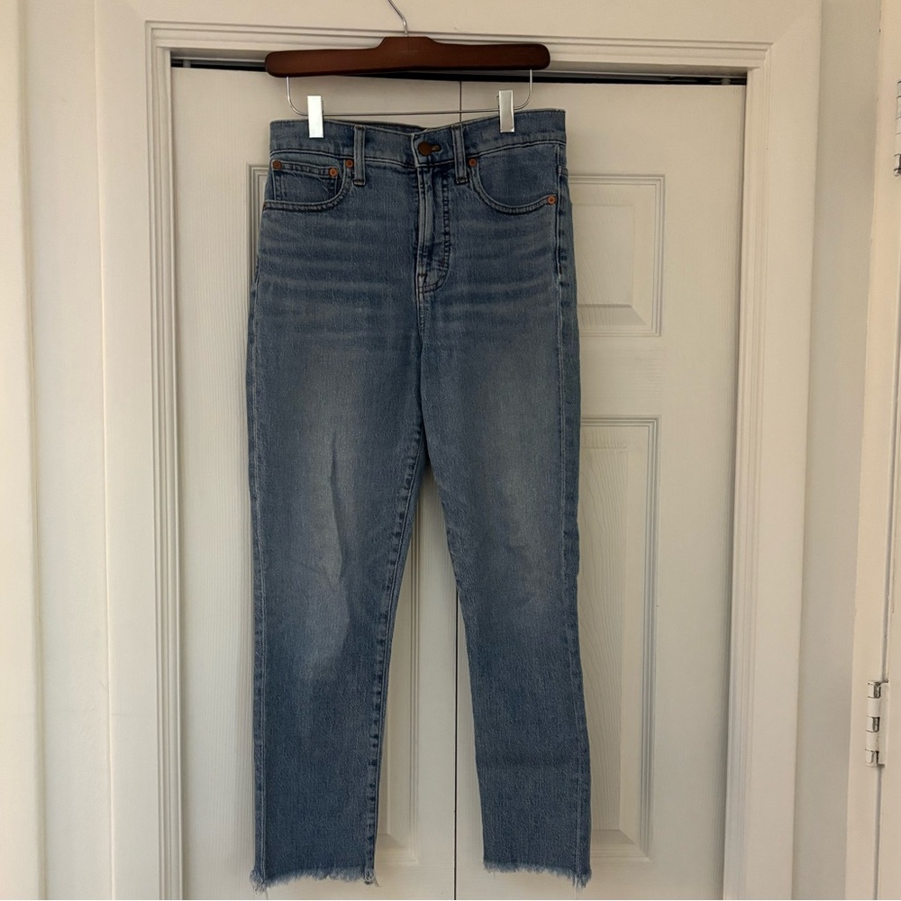 MADEWELL The Perfect Vintage Crop Jeans with Raw Hem - Picture 3 of 11